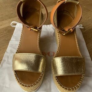 See by Chloe Glyn Wedge sz 37